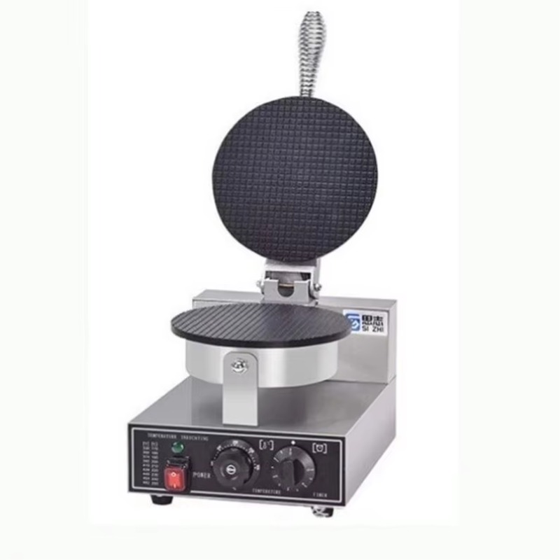 Commercial Ice Maker - เครื่องทำขนมขบเคี้ยว TEBAK เครื่องทำวาฟเฟิลไฟฟ้า เครื่องทำโคนไอศกรีม เครื่องทำเครปไข่ม้วนแบบไม่ติดกระทะ ทนทานสำหรับใช้ในเชิงพาณิชย์