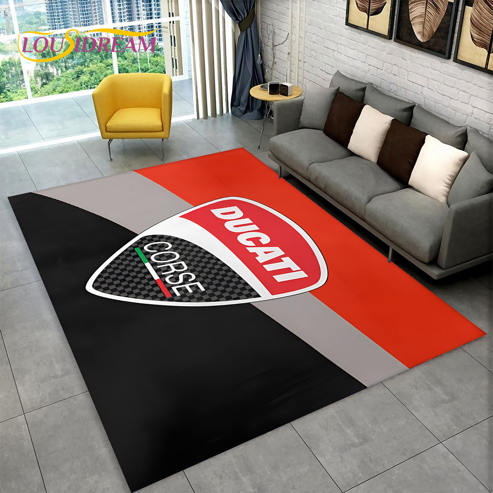 Commercial Kitchen Non Slip Flooring - พรมลาย 3D D-Ducati ขนาดใหญ่ พรมปูพื้นสำหรับห้องนั่งเล่น ห้องนอน