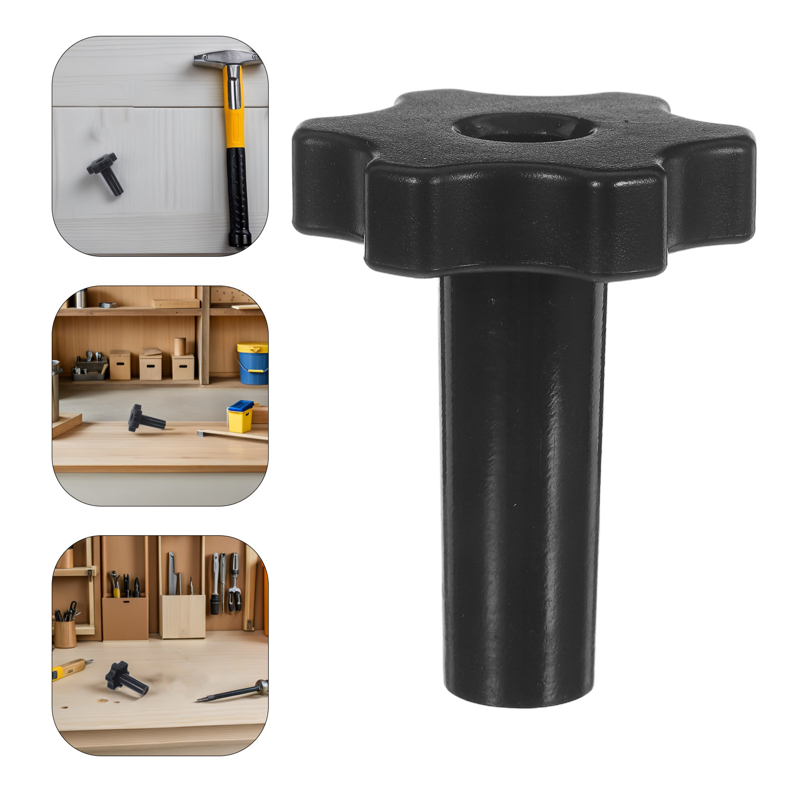 Commercial Ice Maker - ด้ามจับแกนมешอกรถตู้ทำไอศกรีม อุปกรณ์เสริมสำหรับเครื่องทำไอศกรีมแบบเชิงพาณิชย์ สกรูสำรอง สีดำ ทนทาน