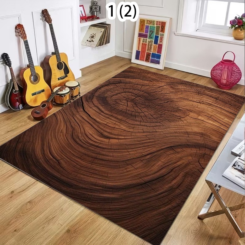 พรมลายไม้ธรรมชาติ สีน้ำตาล ผิว - Commercial Kitchen Non Slip Flooring บทวิจารณ์และราคา
