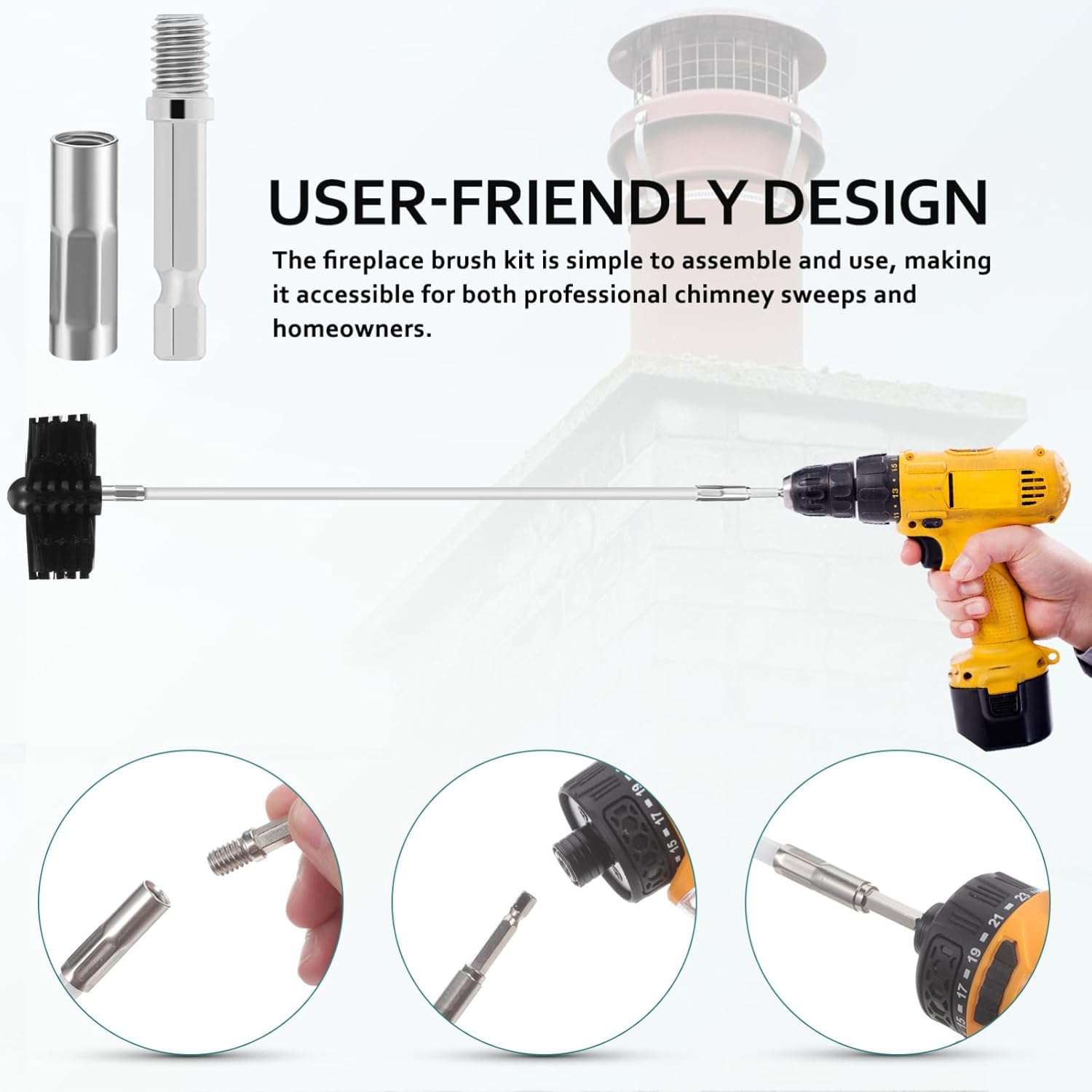 ชุดแปรงทำความสะอาดปล่องไฟแบบยื - Commercial Kitchen Cleaning บทวิจารณ์และราคา