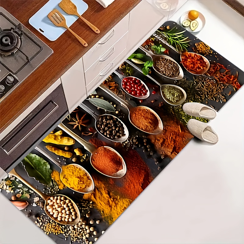 พรมปูพื้นลายช้อนตักเครื่องเทศส - Commercial Kitchen Background บทวิจารณ์และราคา