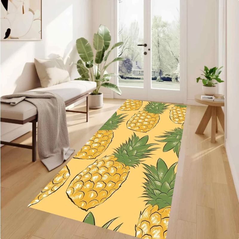 พรมลายการ์ตูนสับปะรดพื้นหลังสี - Commercial Kitchen Background บทวิจารณ์และราคา