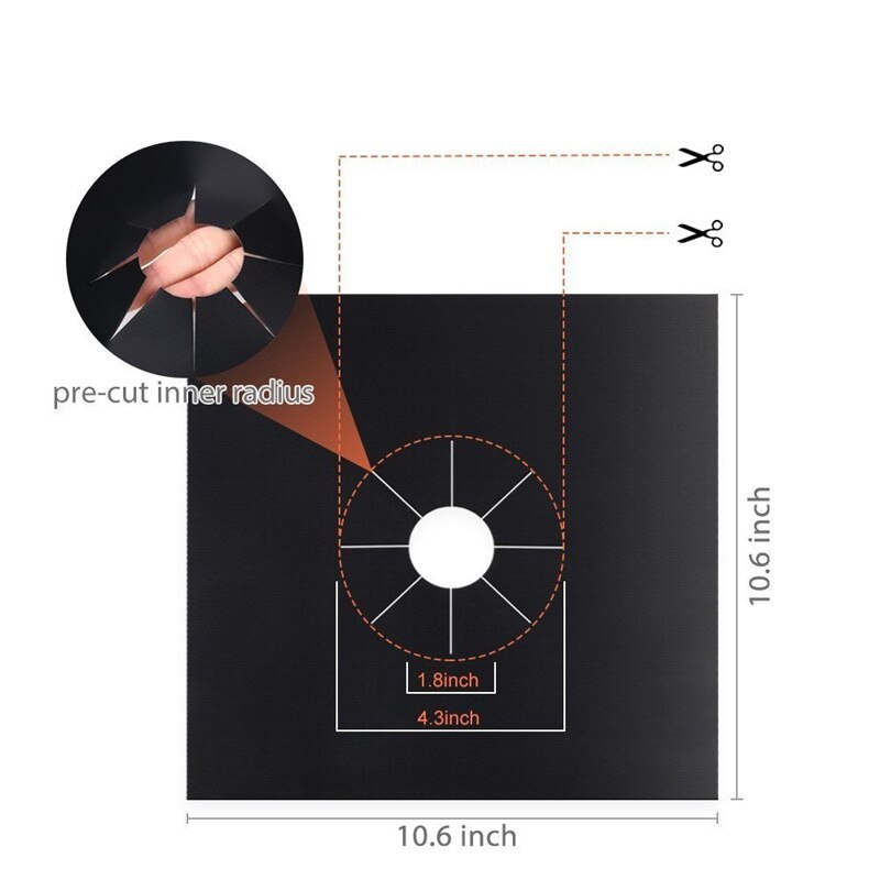 แผ่นรองกันเปื้อนเตาแก๊ส 4 ชิ้น - Commercial Kitchen Hood Installation บทวิจารณ์และราคา