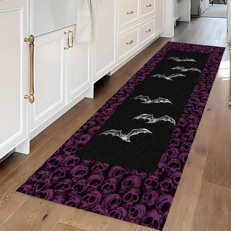 พรมปูพื้นลายหัวกะโหลกและค้างคา - Commercial Kitchen Non Slip Flooring บทวิจารณ์และราคา