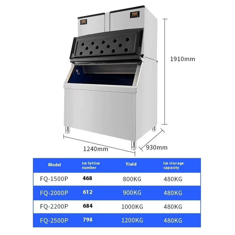 1000Kg Commercial ขนาดใหญ่ความ - Commercial Ice Maker บทวิจารณ์และราคา