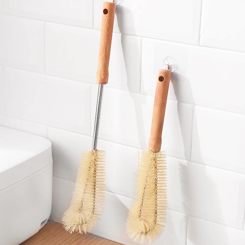 แปรงล้างขวดนมด้ามไม้ยาว แปรงทำ - Commercial Kitchen Cleaning บทวิจารณ์และราคา