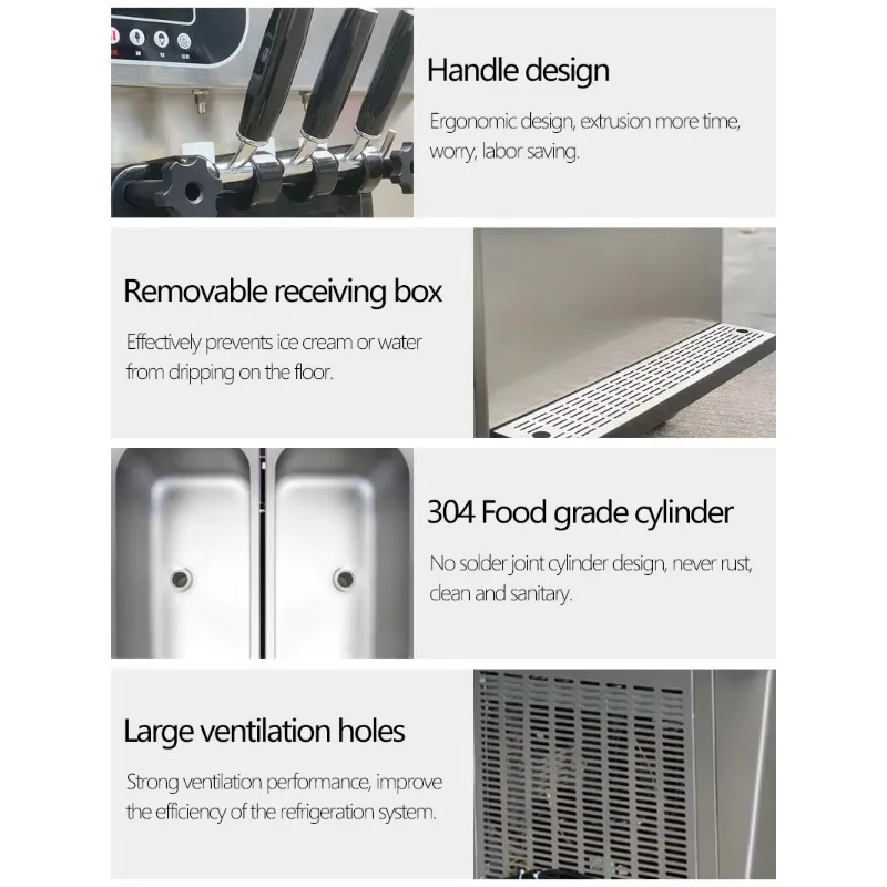 เครื่องทำไอศกรีมซอฟต์เสิร์ฟเชิ - Commercial Ice Maker บทวิจารณ์และราคา