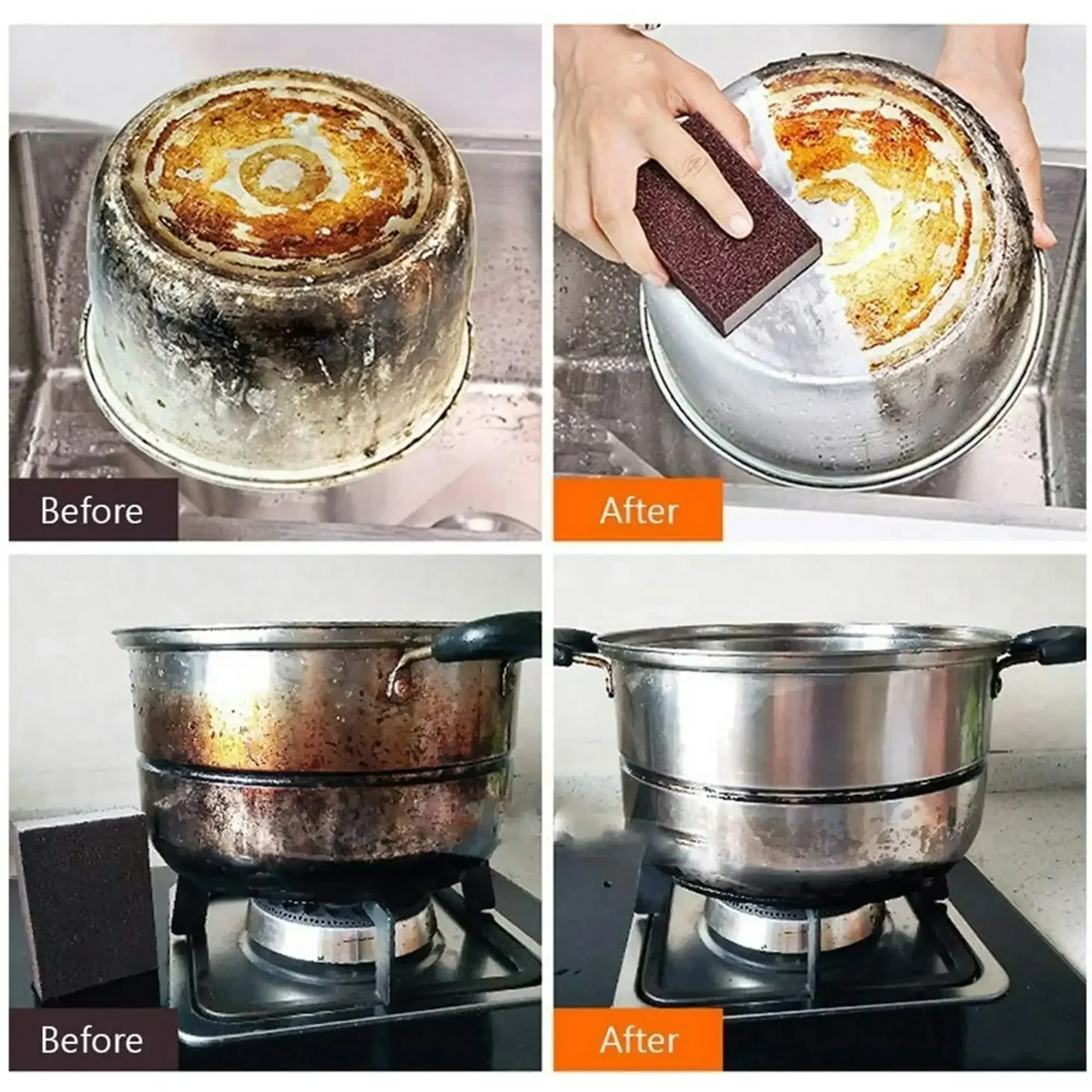 5/10 ชิ้น ฟองน้ำนาโนมหัศจรรย์  - Commercial Kitchen Cleaning บทวิจารณ์และราคา