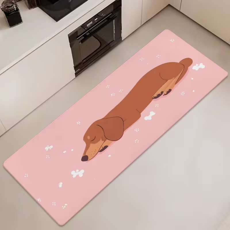 พรมปูพื้นลายสุนัขดัชชุนด์น่ารั - Commercial Kitchen Non Slip Flooring บทวิจารณ์และราคา