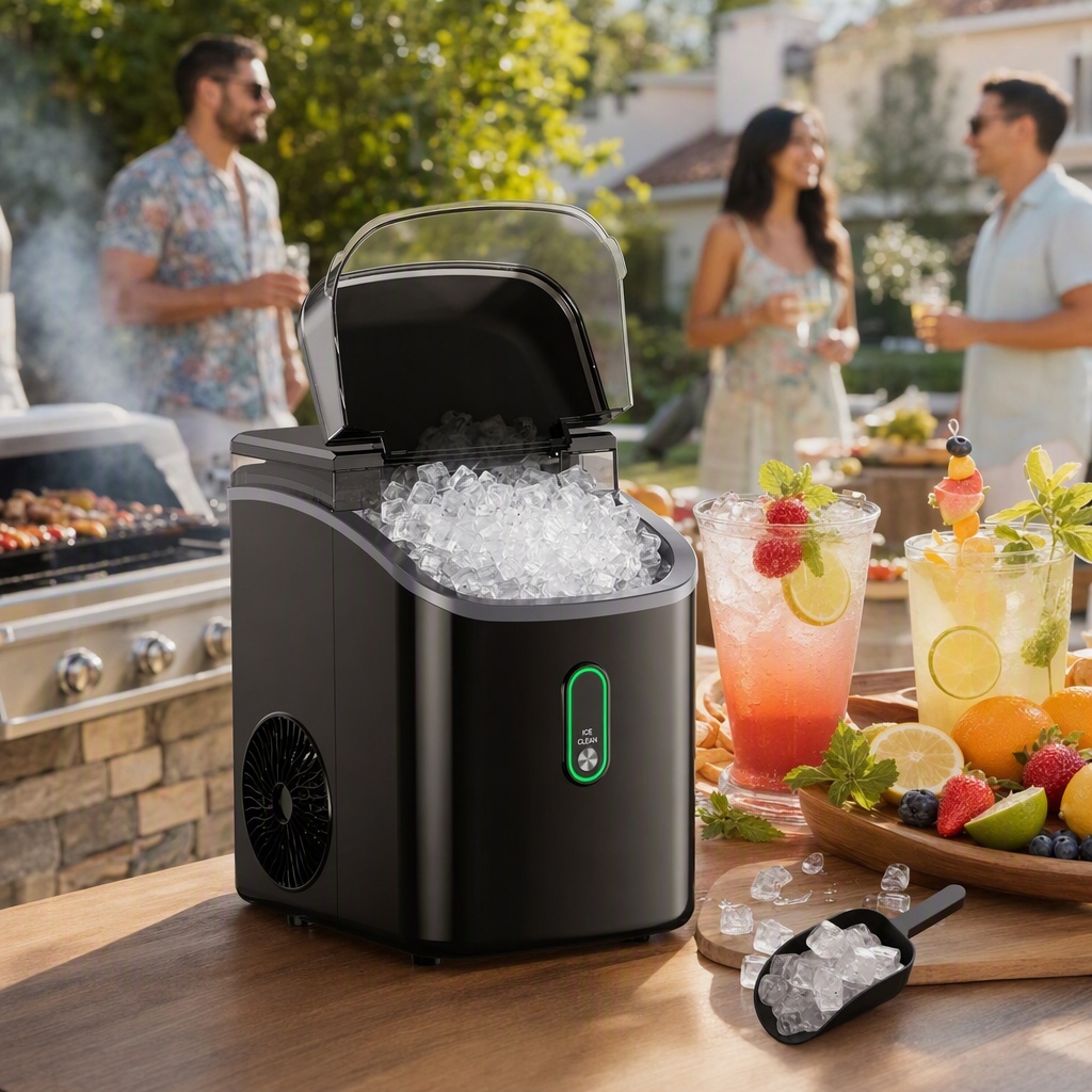 เครื่องทำน้ำแข็งแบบนักเก็ตสำหร - Commercial Ice Maker บทวิจารณ์และราคา