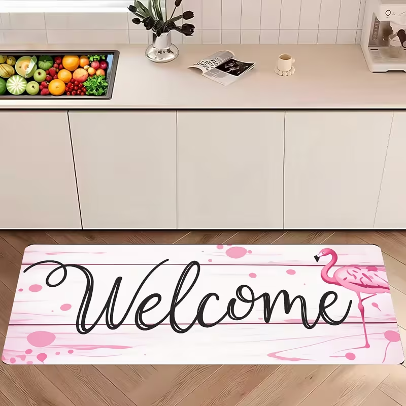 พรมปูพื้นลายฟลามิงโกสีชมพู พรม - Commercial Kitchen Background บทวิจารณ์และราคา